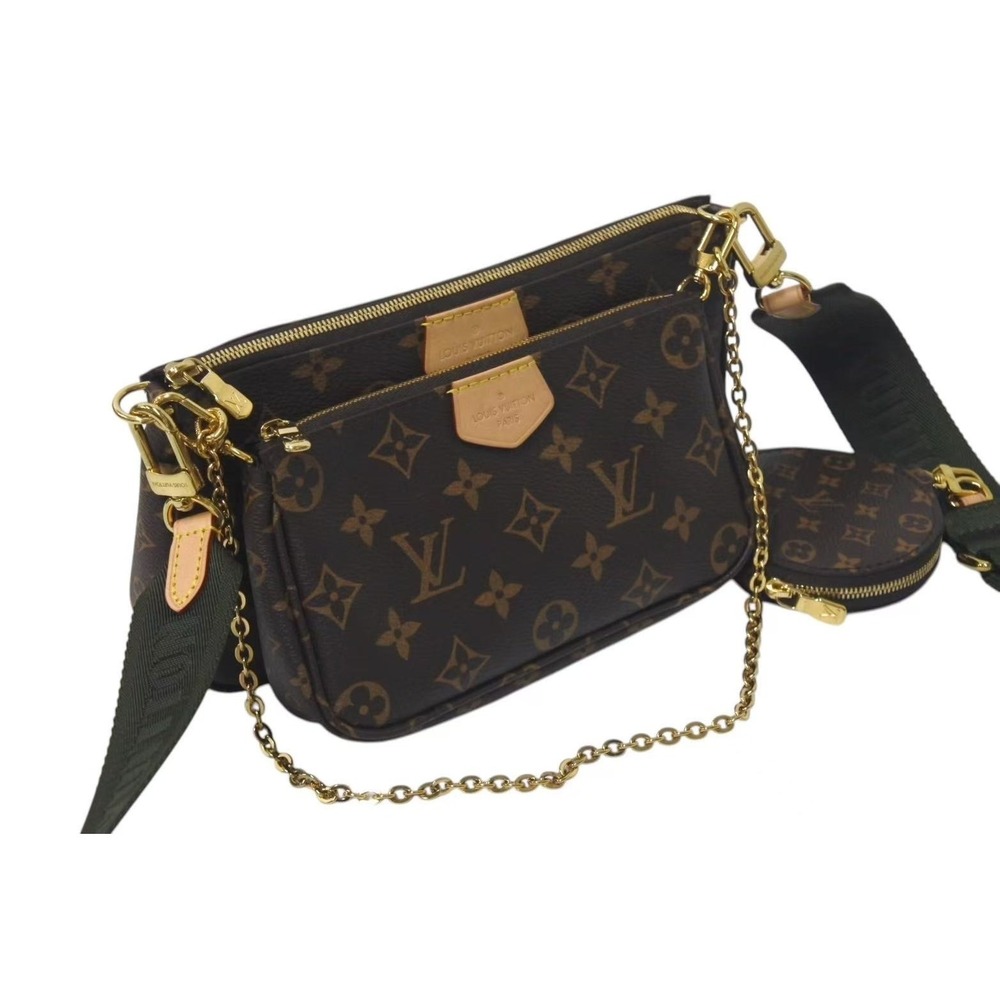 Louis Vuitton Multi Pochette Accessoire Monogram Khaki Green - Picture 4 of 9